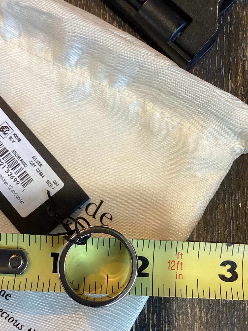 kate spade find the silver lining silver ring - Picture 2 of 7